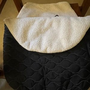 J Cole Sherpa Lined Infant Seat Cover/Blanket